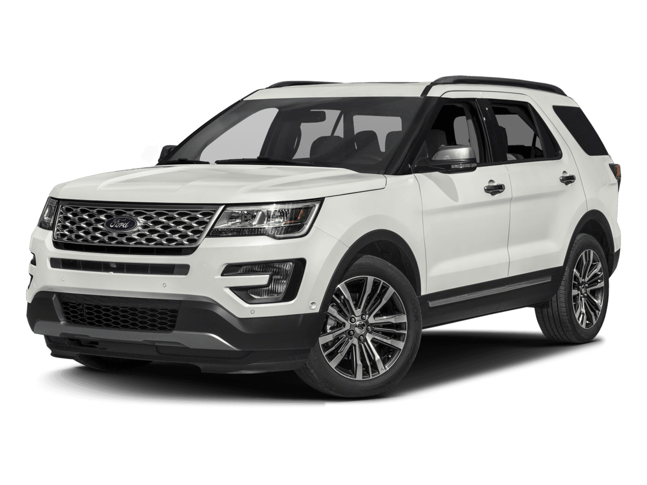 2017 Ford Explorer Platinum 4WD - Front 3/4, facing to the left