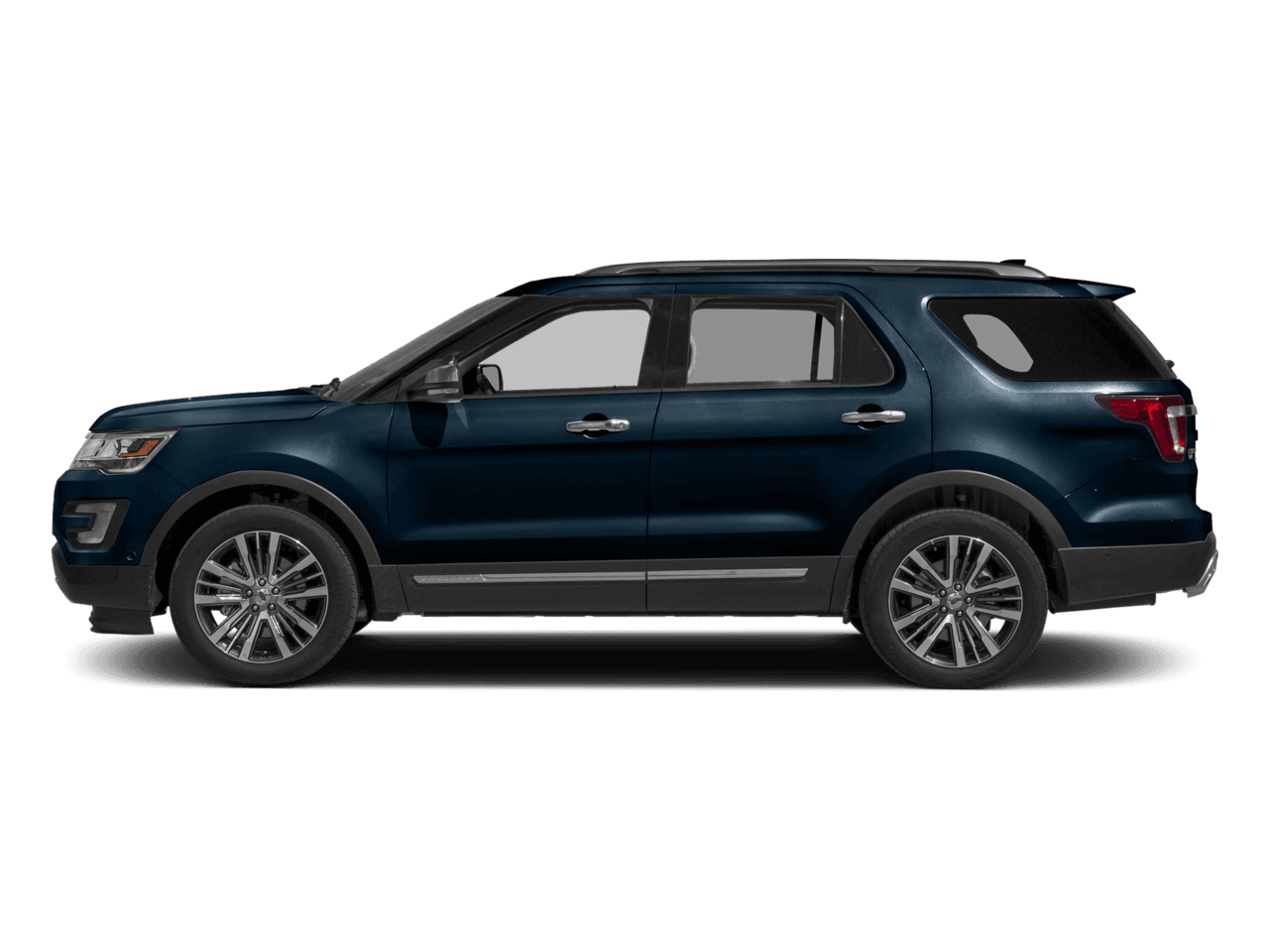 2017 Ford Explorer Platinum 4WD - Profile, facing to the left