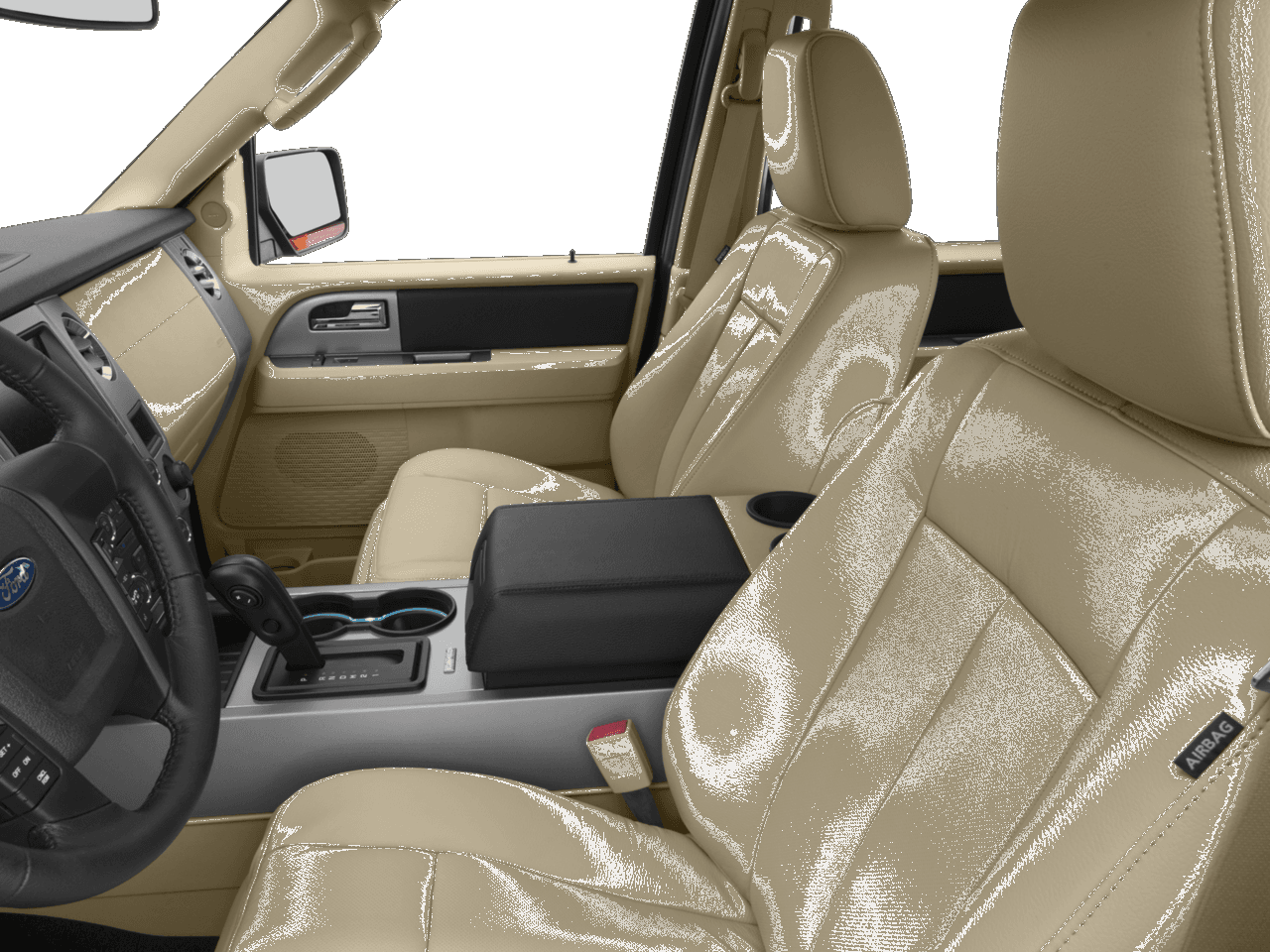 2017 Ford Expedition XLT 4x4 - Interior Driver's Side with Door Open, Front Seat Feature
