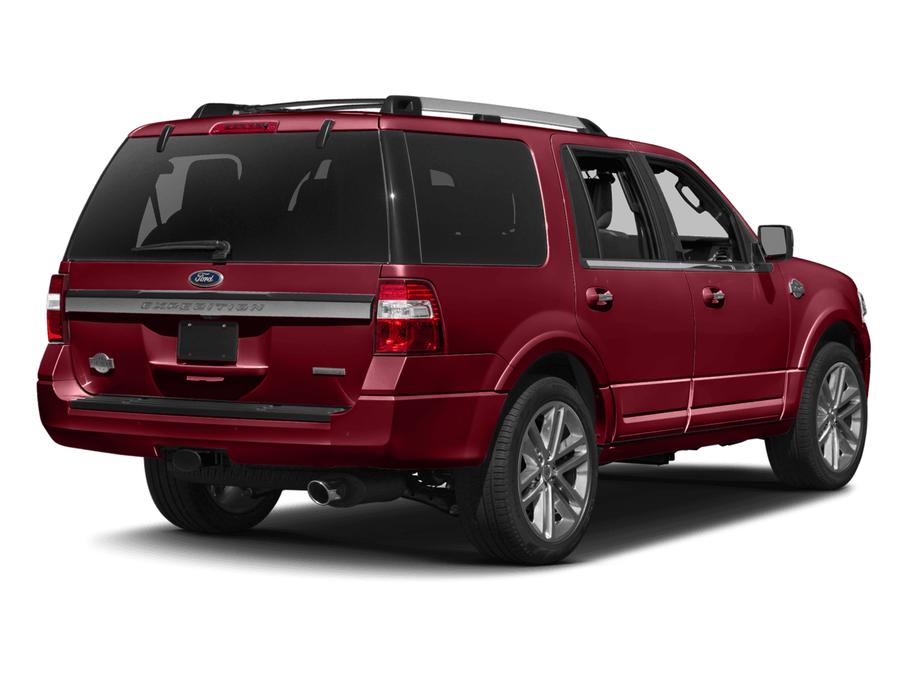 2017 Ford Expedition King Ranch 4x4 - Rear 3/4, facing to the right