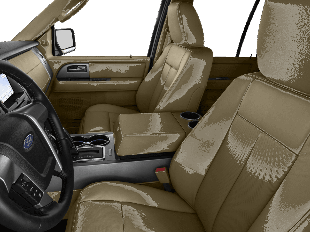 2017 Ford Expedition Limited 4x2 - Interior Driver's Side with Door Open, Front Seat Feature