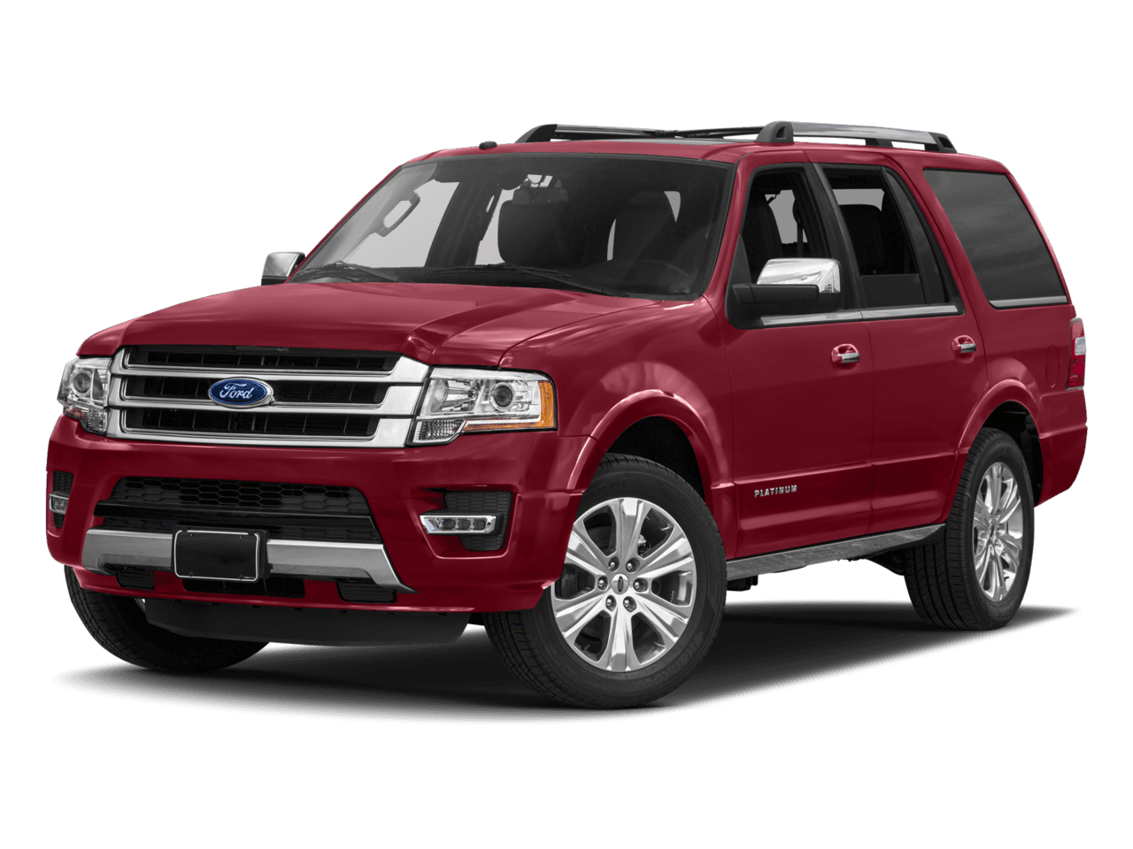 2017 Ford Expedition Platinum 4x2 - Front 3/4, facing to the left