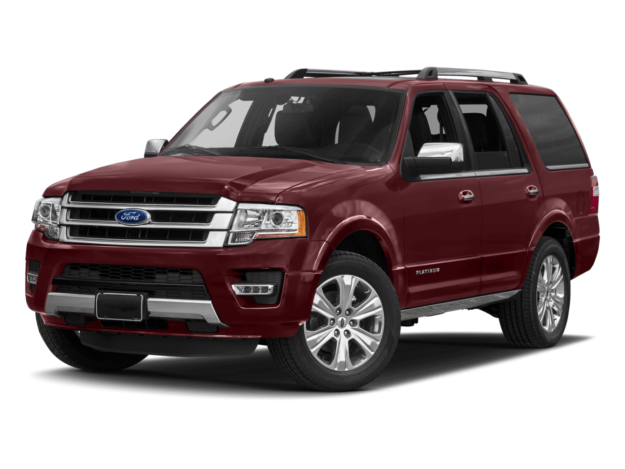 2017 Ford Expedition Platinum 4x4 - Front 3/4, facing to the left