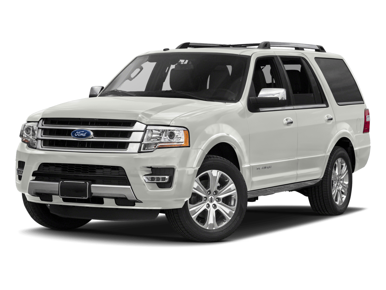 2017 Ford Expedition Platinum 4x4 - Front 3/4, facing to the left