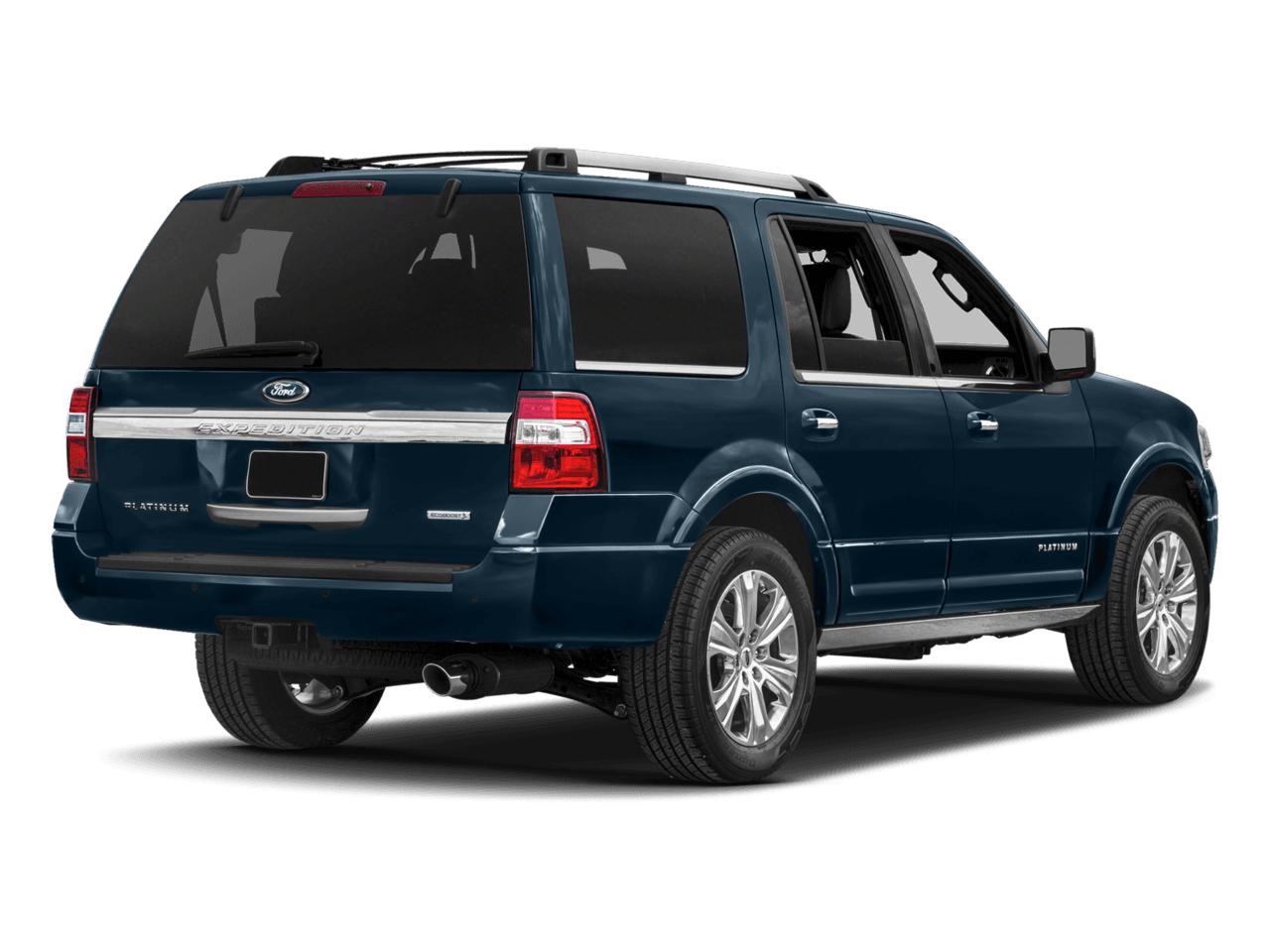 2017 Ford Expedition Platinum 4x4 - Rear 3/4, facing to the right