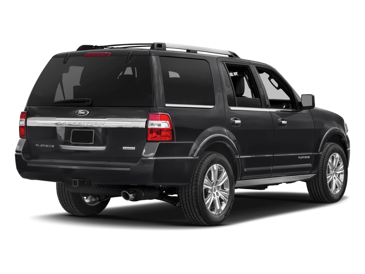 2017 Ford Expedition Platinum 4x4 - Rear 3/4, facing to the right