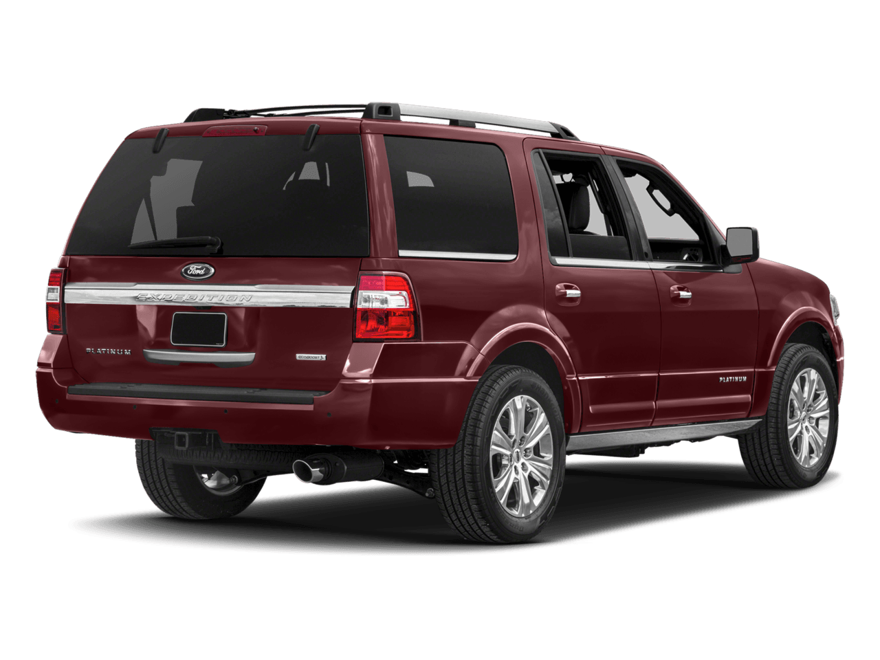 2017 Ford Expedition Platinum 4x4 - Rear 3/4, facing to the right