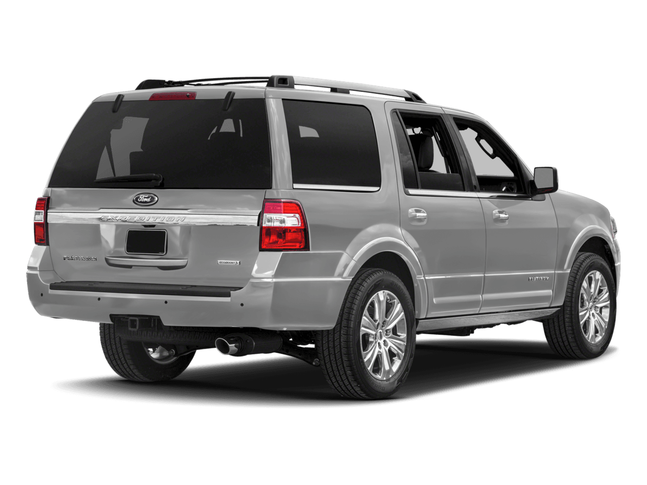 2017 Ford Expedition Platinum 4x4 - Rear 3/4, facing to the right