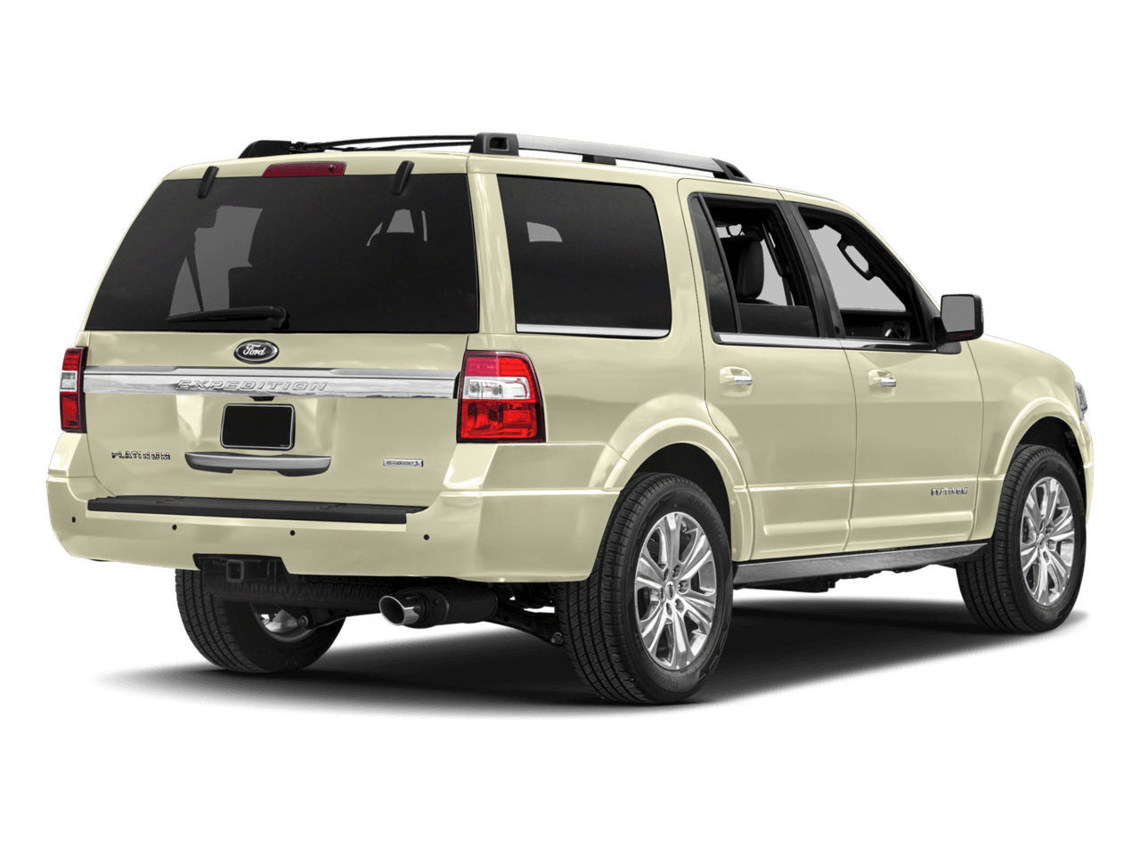 2017 Ford Expedition Platinum 4x4 - Rear 3/4, facing to the right