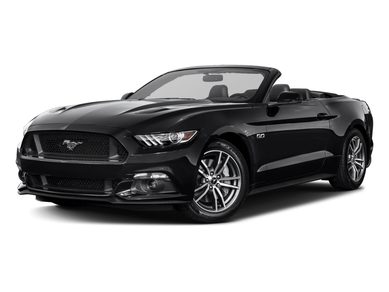 2017 Ford Mustang GT Premium Convertible - Front 3/4, facing to the left
