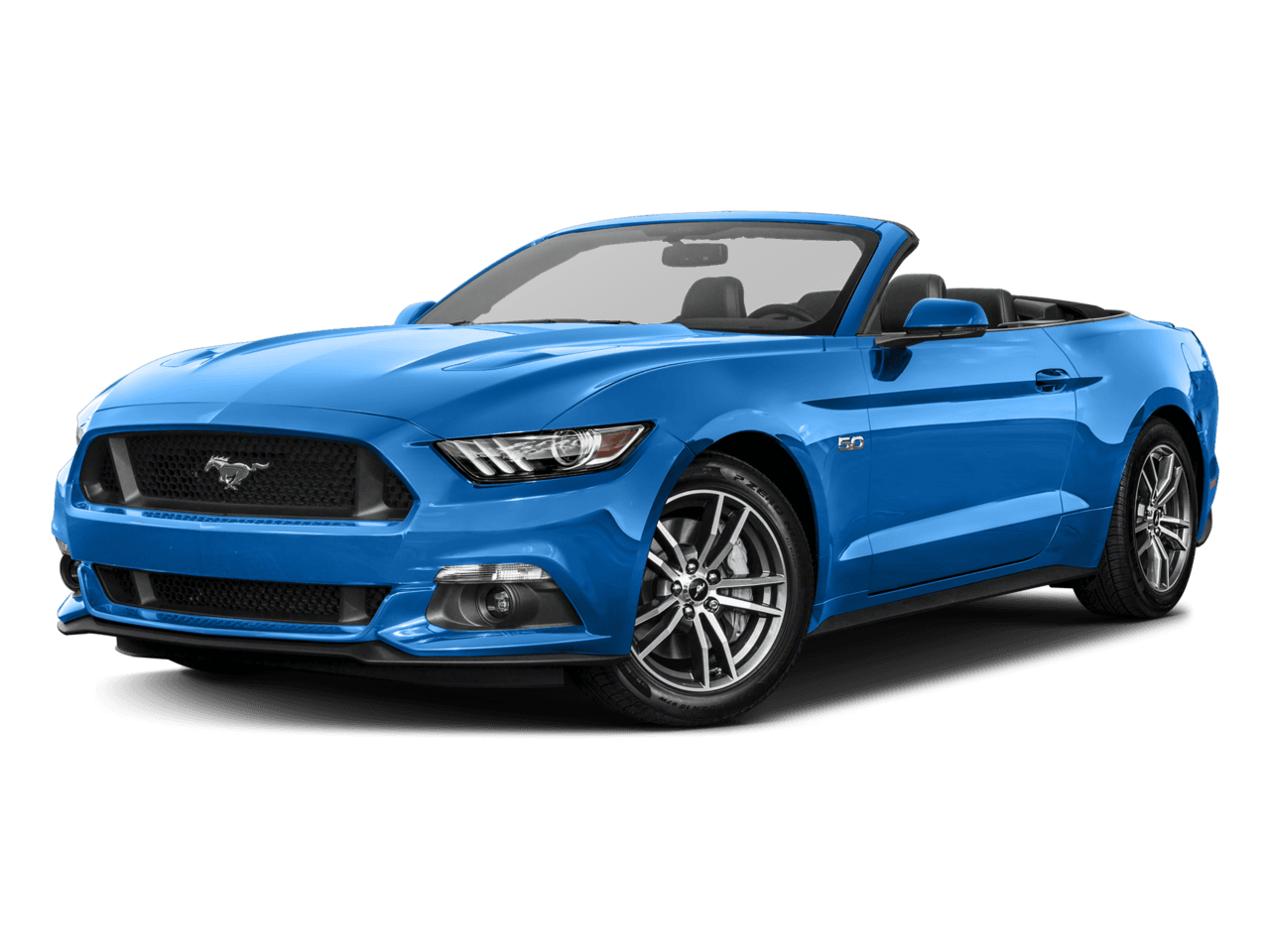 2017 Ford Mustang GT Premium Convertible - Front 3/4, facing to the left