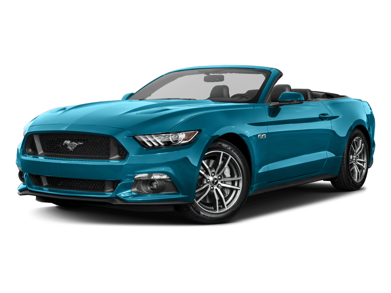 2017 Ford Mustang GT Premium Convertible - Front 3/4, facing to the left
