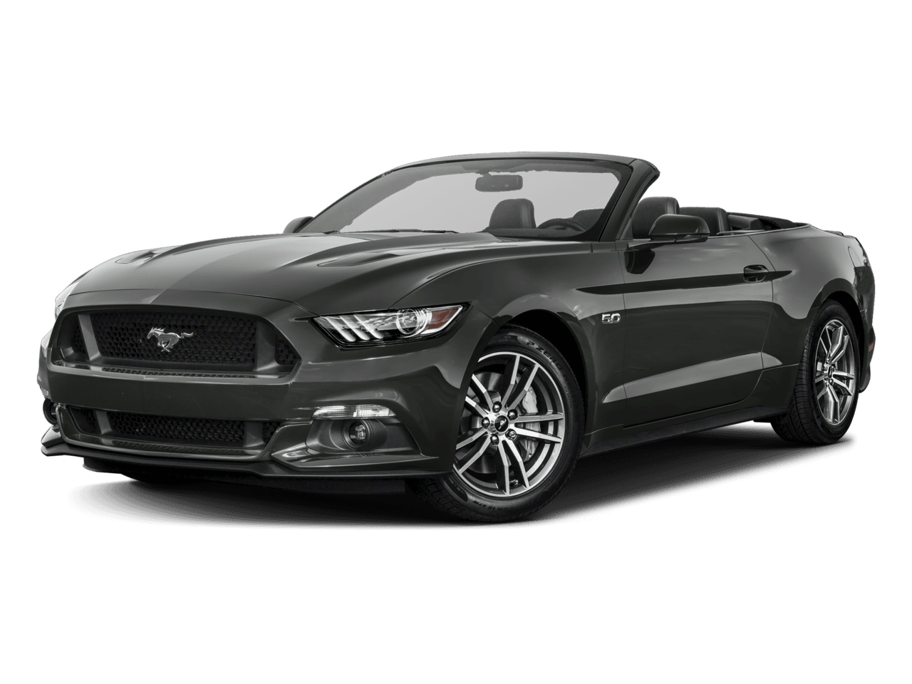 2017 Ford Mustang GT Premium Convertible - Front 3/4, facing to the left