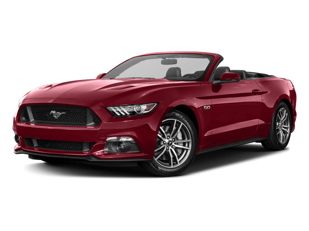 2017 Ford Mustang GT Premium Convertible - Front 3/4, facing to the left