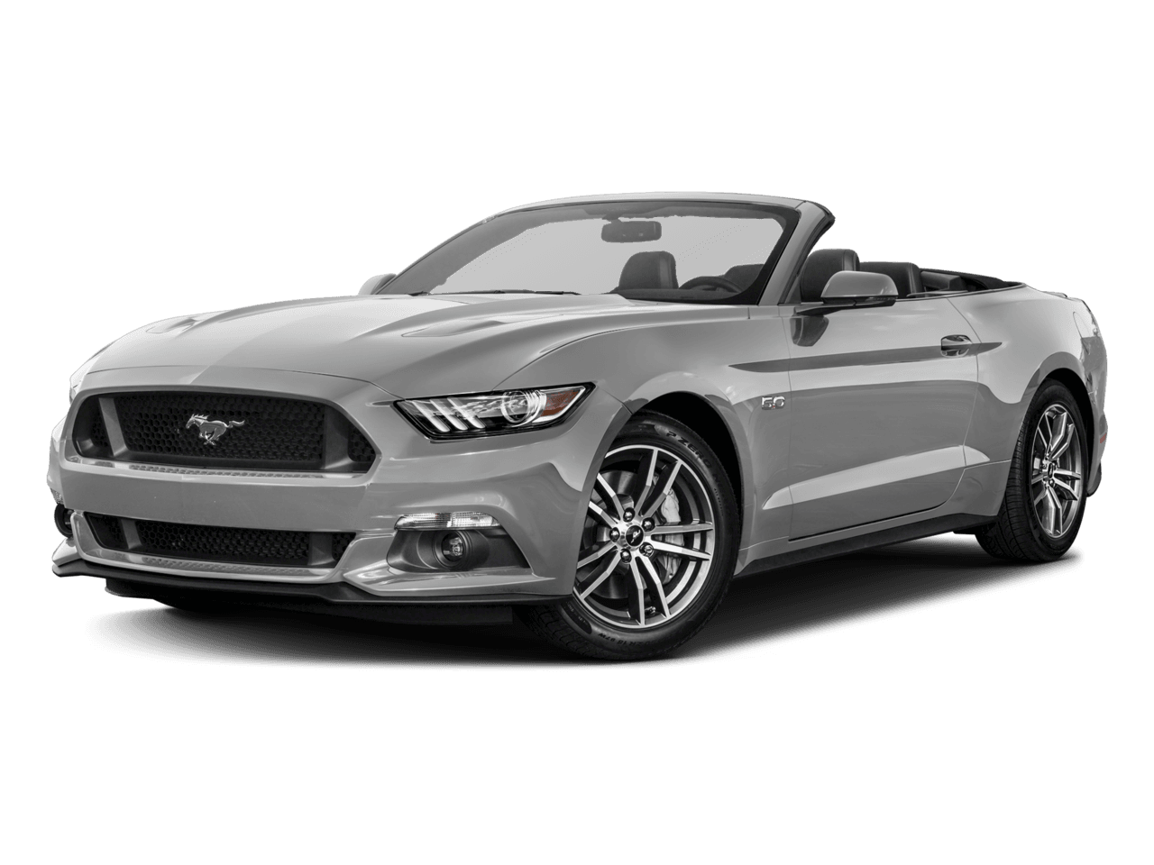 2017 Ford Mustang GT Premium Convertible - Front 3/4, facing to the left