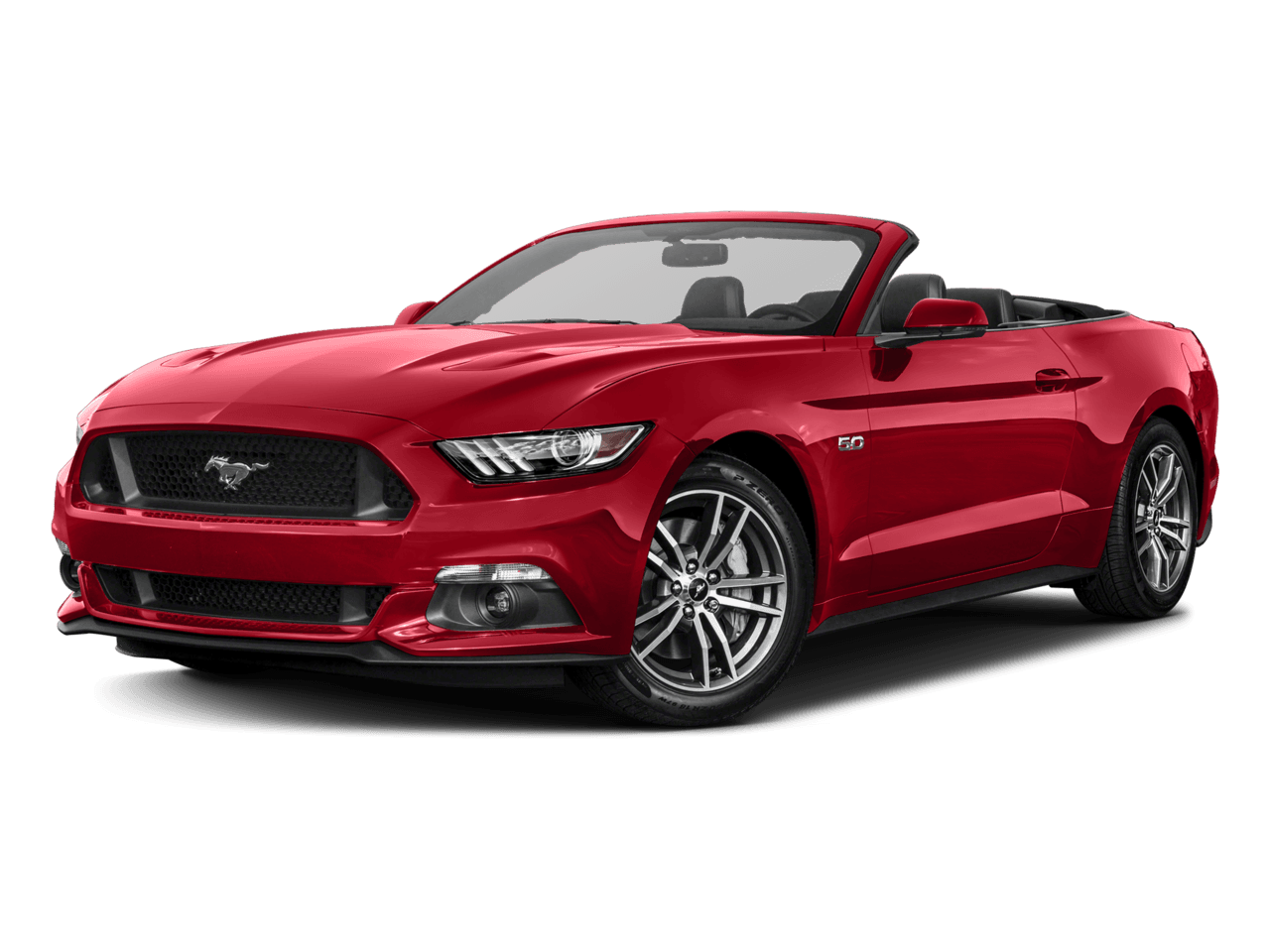 2017 Ford Mustang GT Premium Convertible - Front 3/4, facing to the left