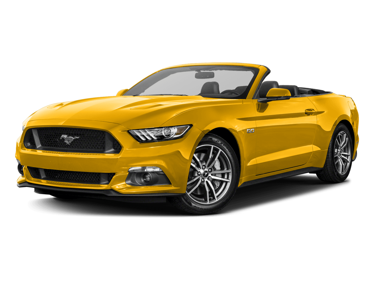 2017 Ford Mustang GT Premium Convertible - Front 3/4, facing to the left