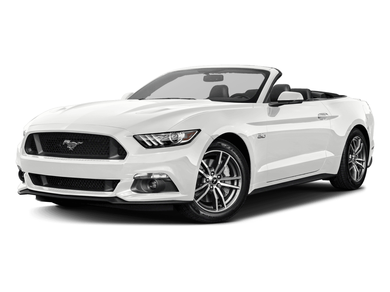 2017 Ford Mustang GT Premium Convertible - Front 3/4, facing to the left