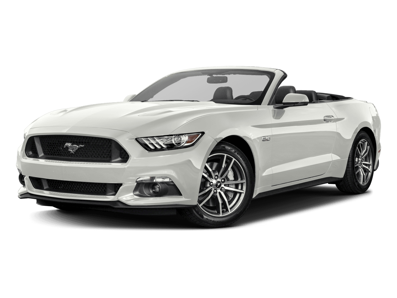 2017 Ford Mustang GT Premium Convertible - Front 3/4, facing to the left