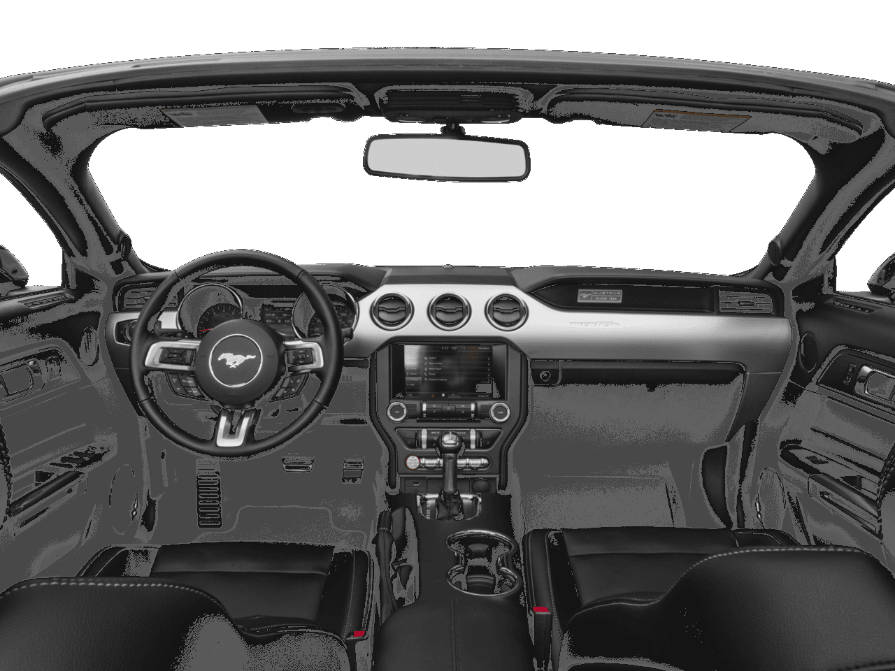 2017 Ford Mustang GT Premium Convertible - Interior Full Dash Basic