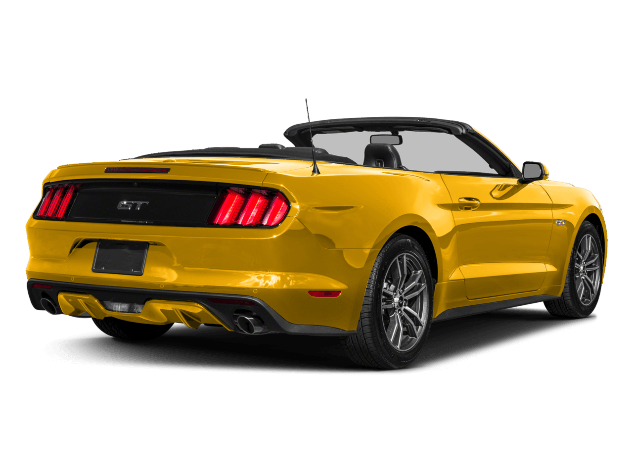 2017 Ford Mustang GT Premium Convertible - Rear 3/4, facing to the right