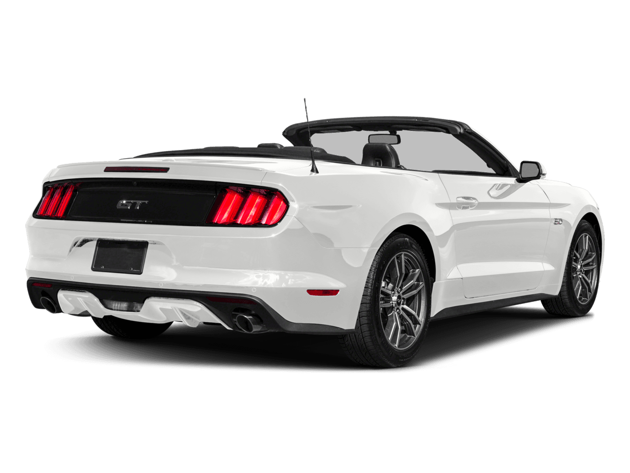 2017 Ford Mustang GT Premium Convertible - Rear 3/4, facing to the right