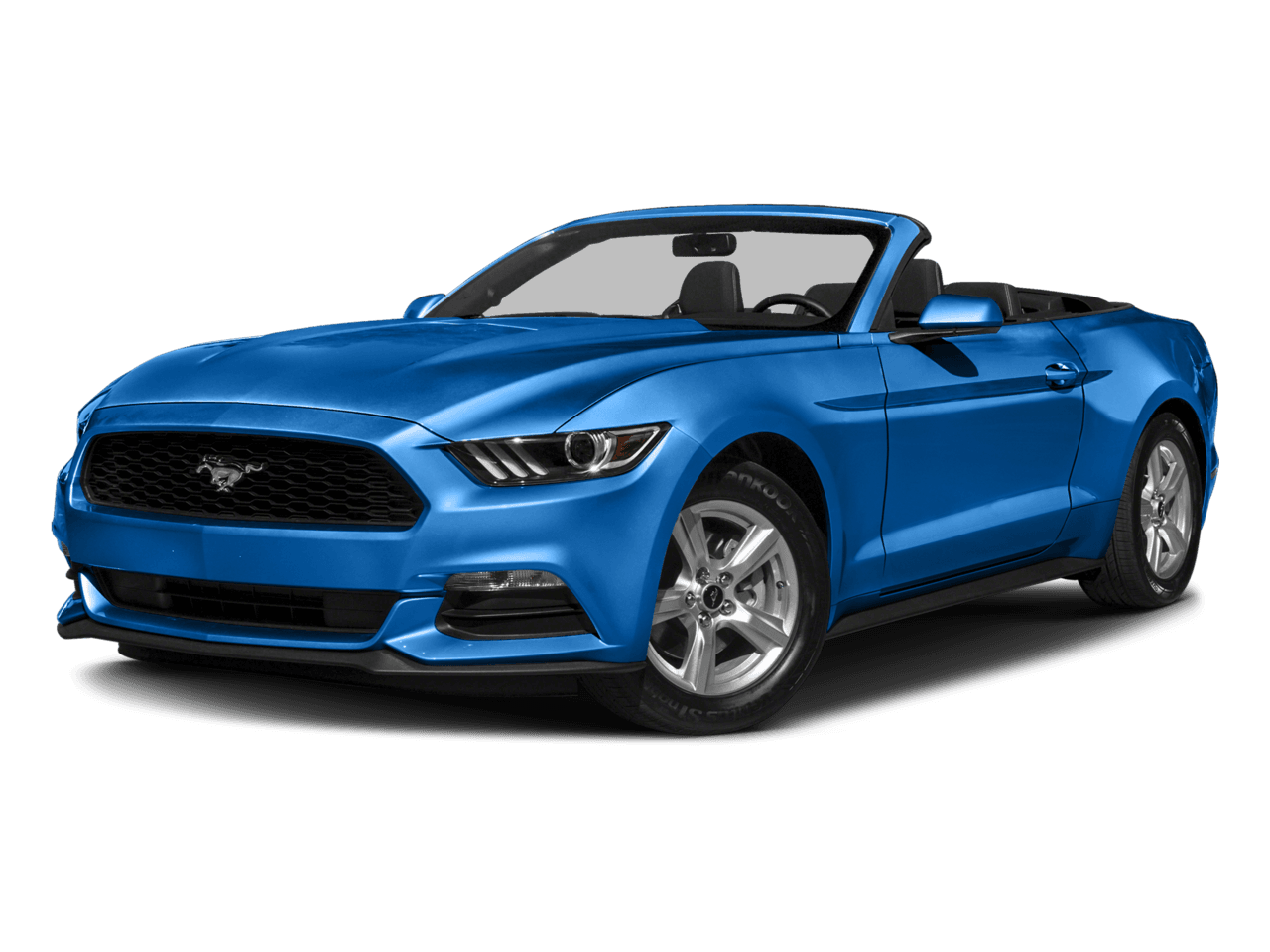 2017 Ford Mustang V6 Convertible - Front 3/4, facing to the left