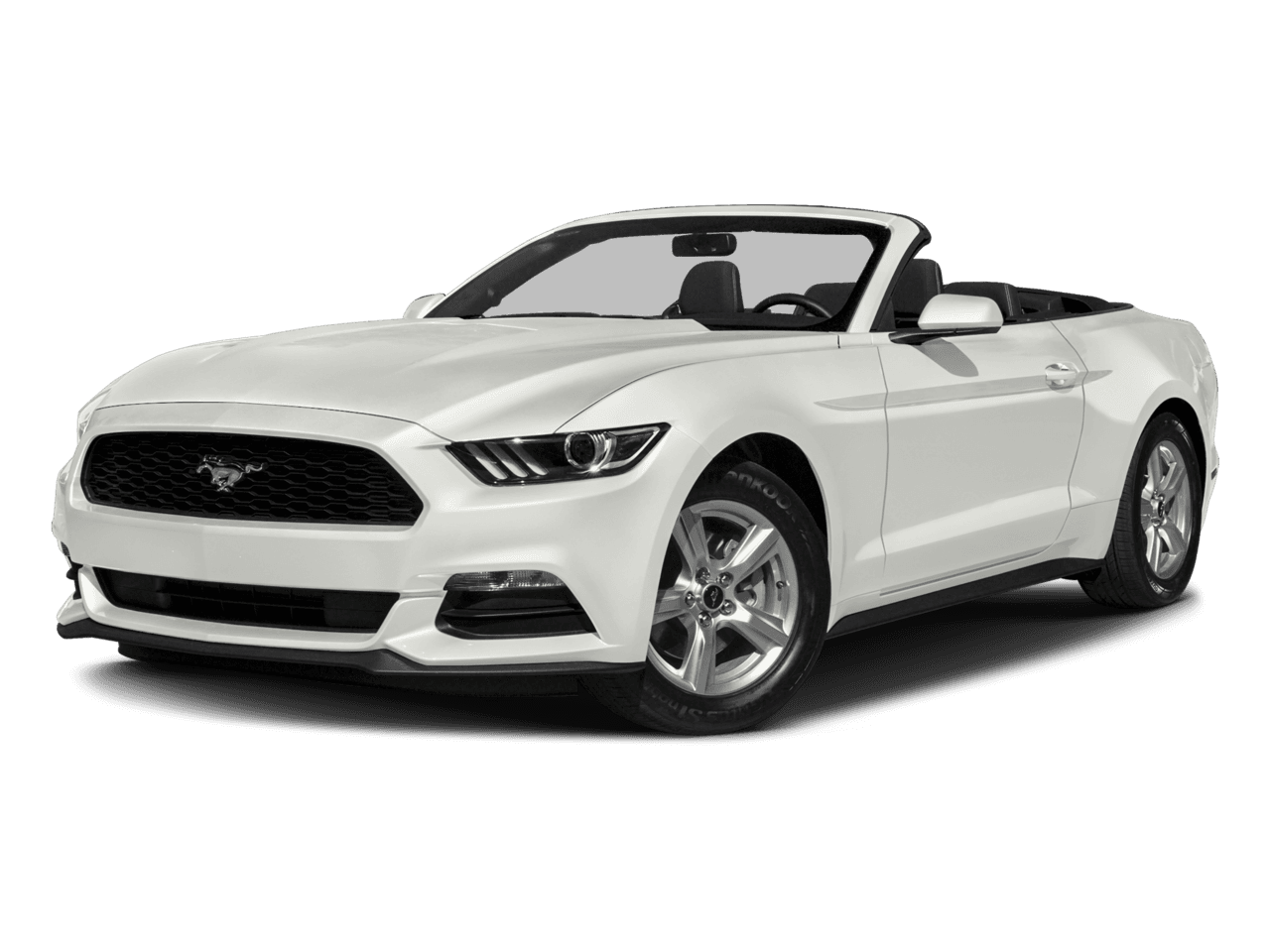 2017 Ford Mustang V6 Convertible - Front 3/4, facing to the left