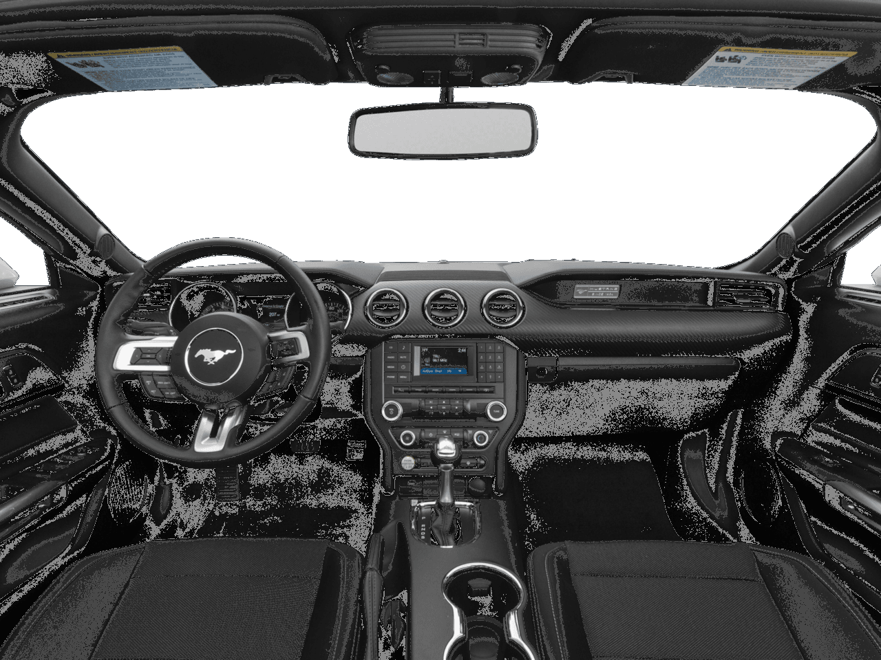 2017 Ford Mustang V6 Convertible - Interior Full Dash Basic