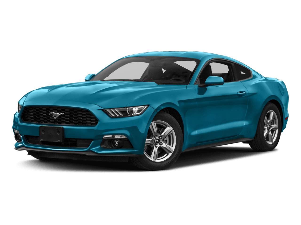 2017 Ford Mustang V6 Fastback - Front 3/4, facing to the left