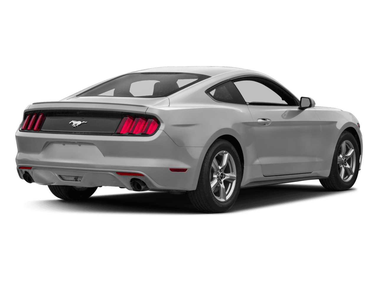 2017 Ford Mustang V6 Fastback - Rear 3/4, facing to the right