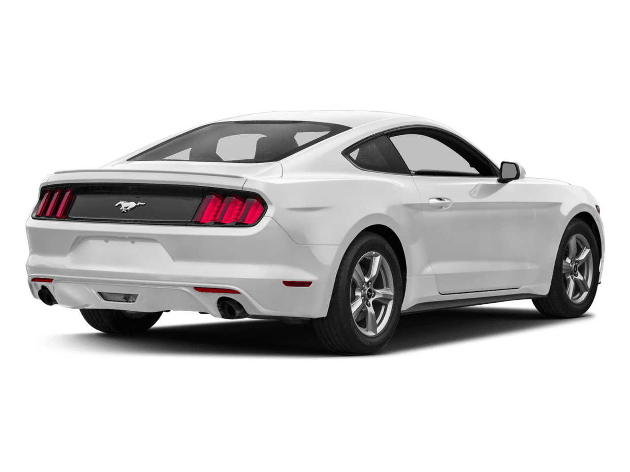 2017 Ford Mustang V6 Fastback - Rear 3/4, facing to the right