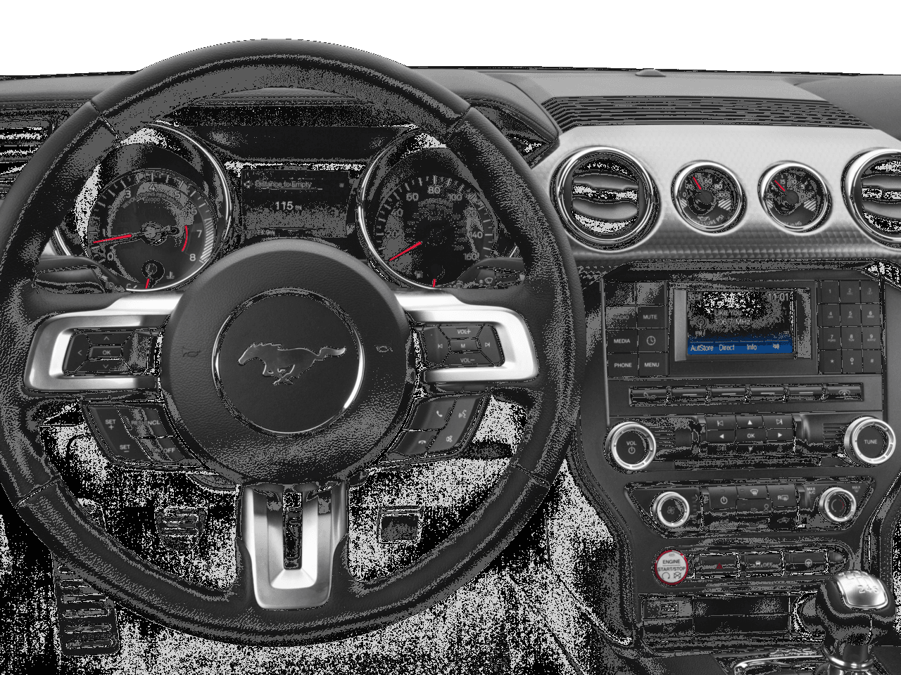 2017 Ford Mustang GT Premium Fastback - Interior Drivers Dash