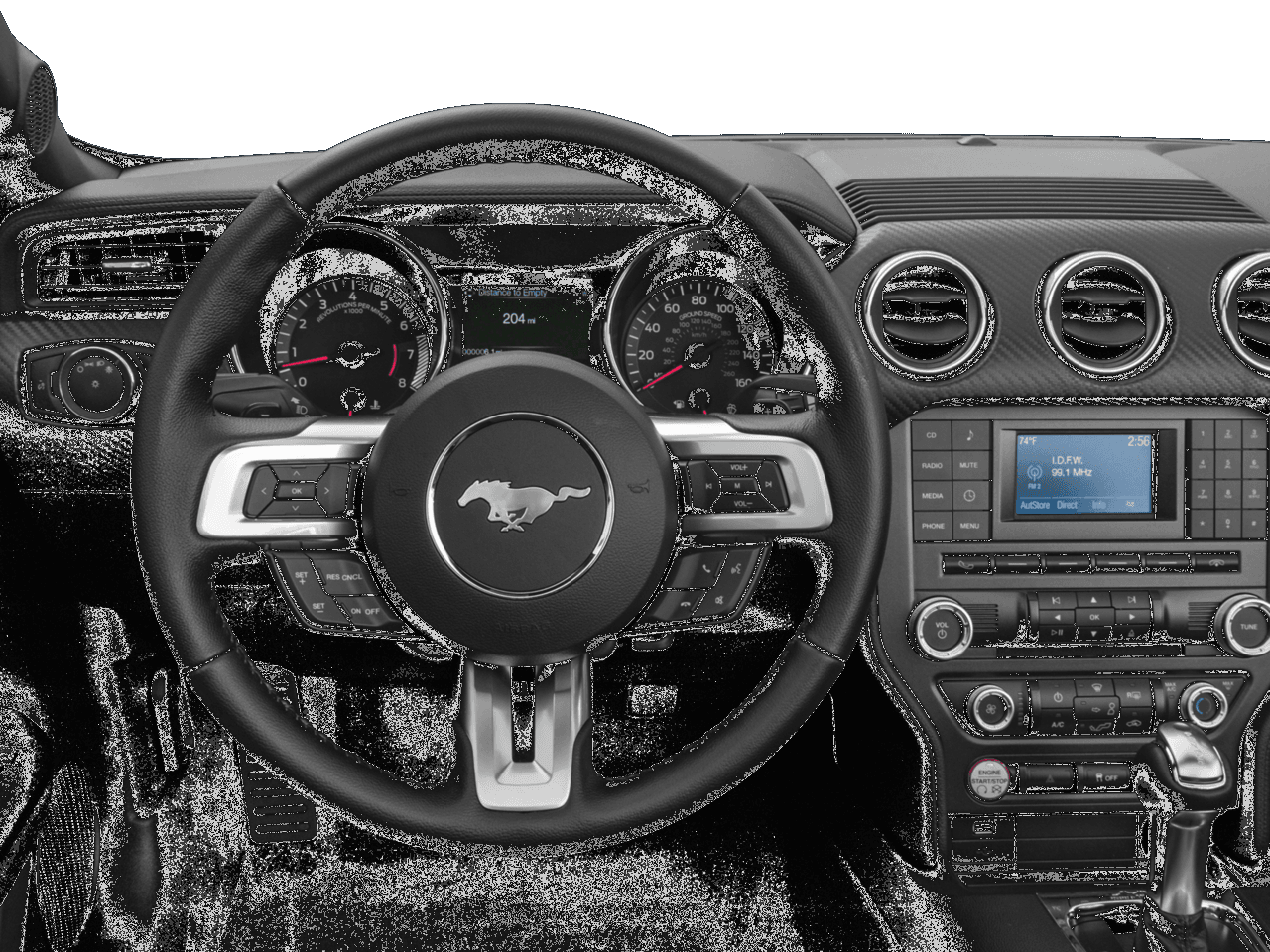 2017 Ford Mustang EcoBoost Premium Convertible - Interior Drivers Dash