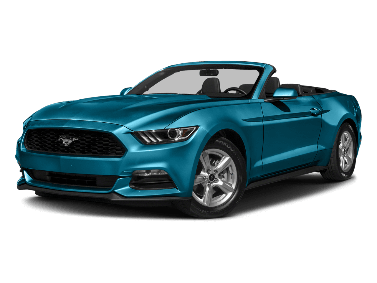 2017 Ford Mustang EcoBoost Premium Convertible - Front 3/4, facing to the left