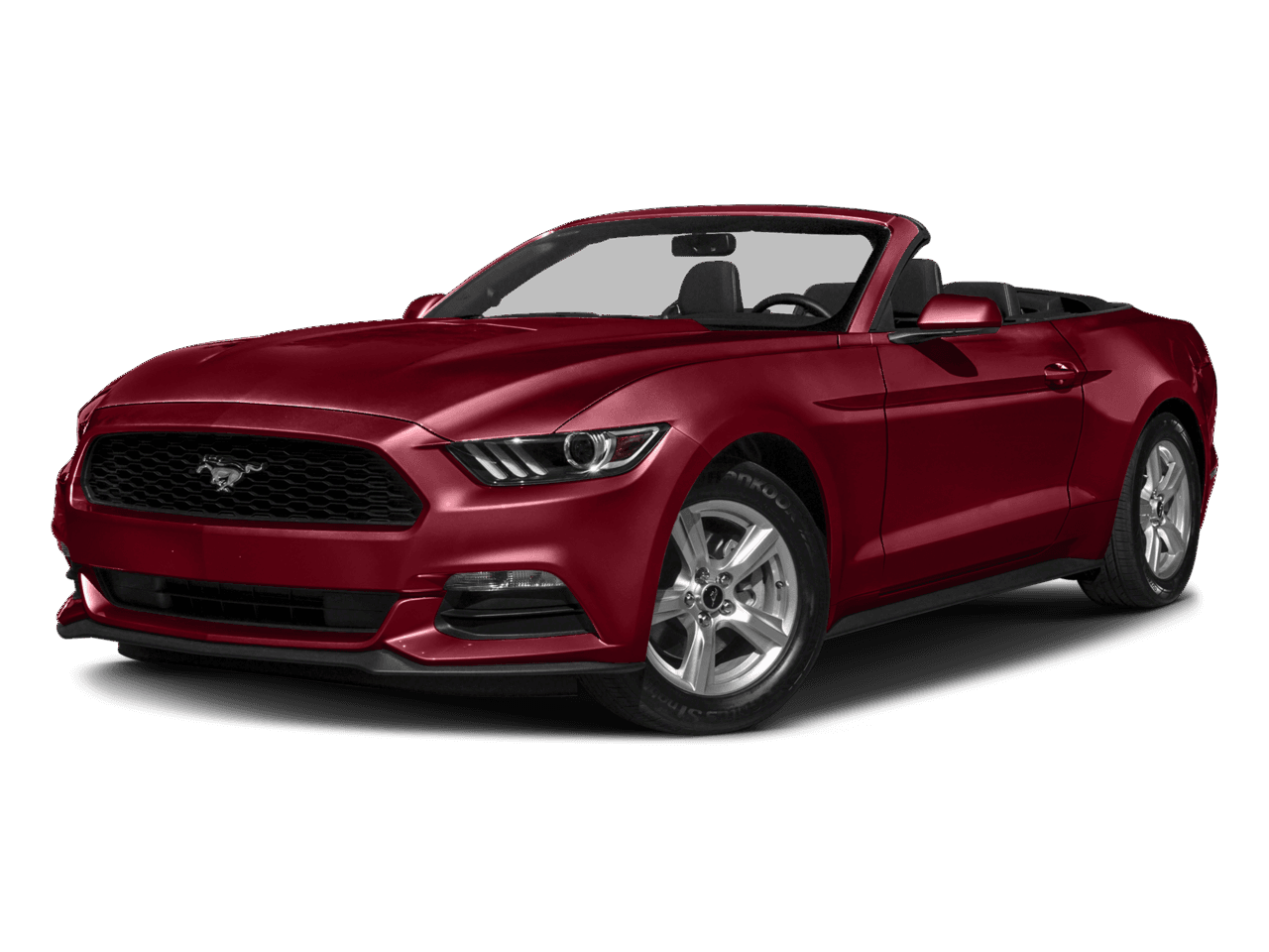 2017 Ford Mustang EcoBoost Premium Convertible - Front 3/4, facing to the left
