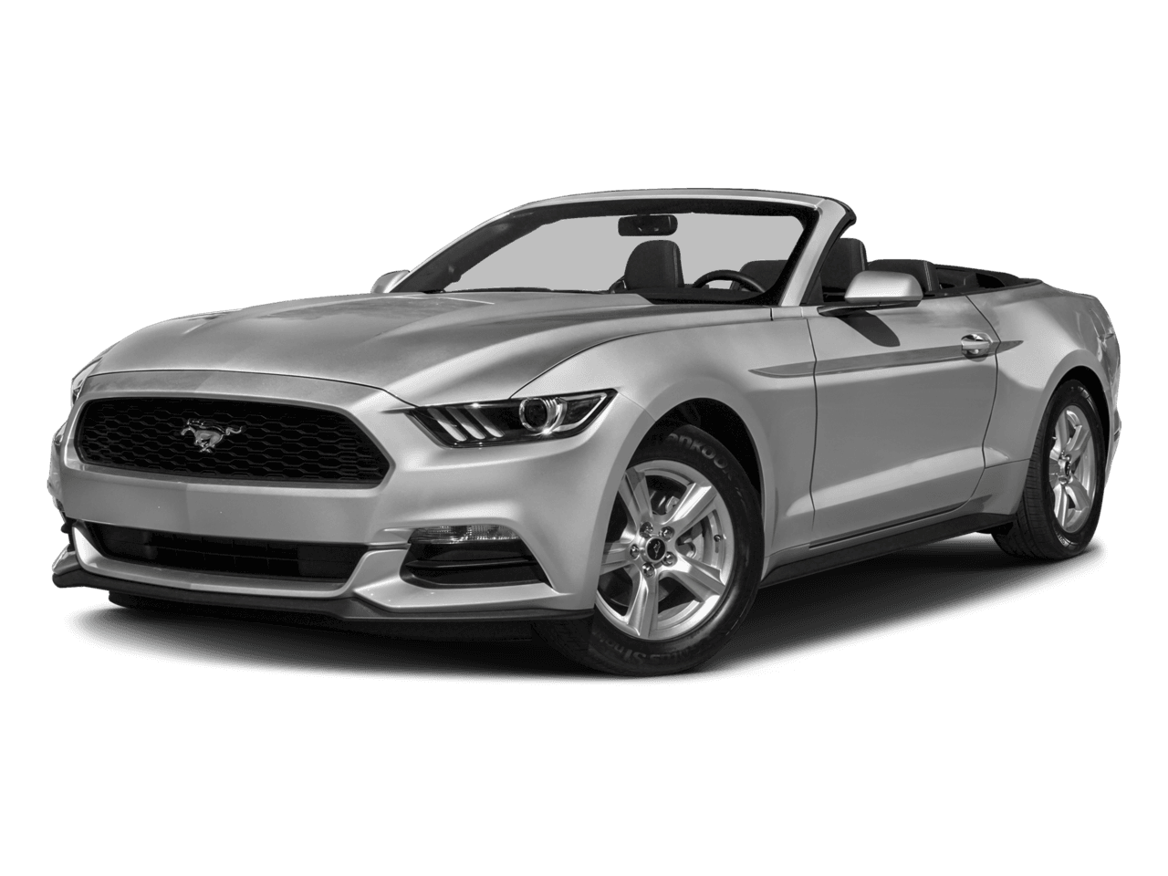2017 Ford Mustang EcoBoost Premium Convertible - Front 3/4, facing to the left