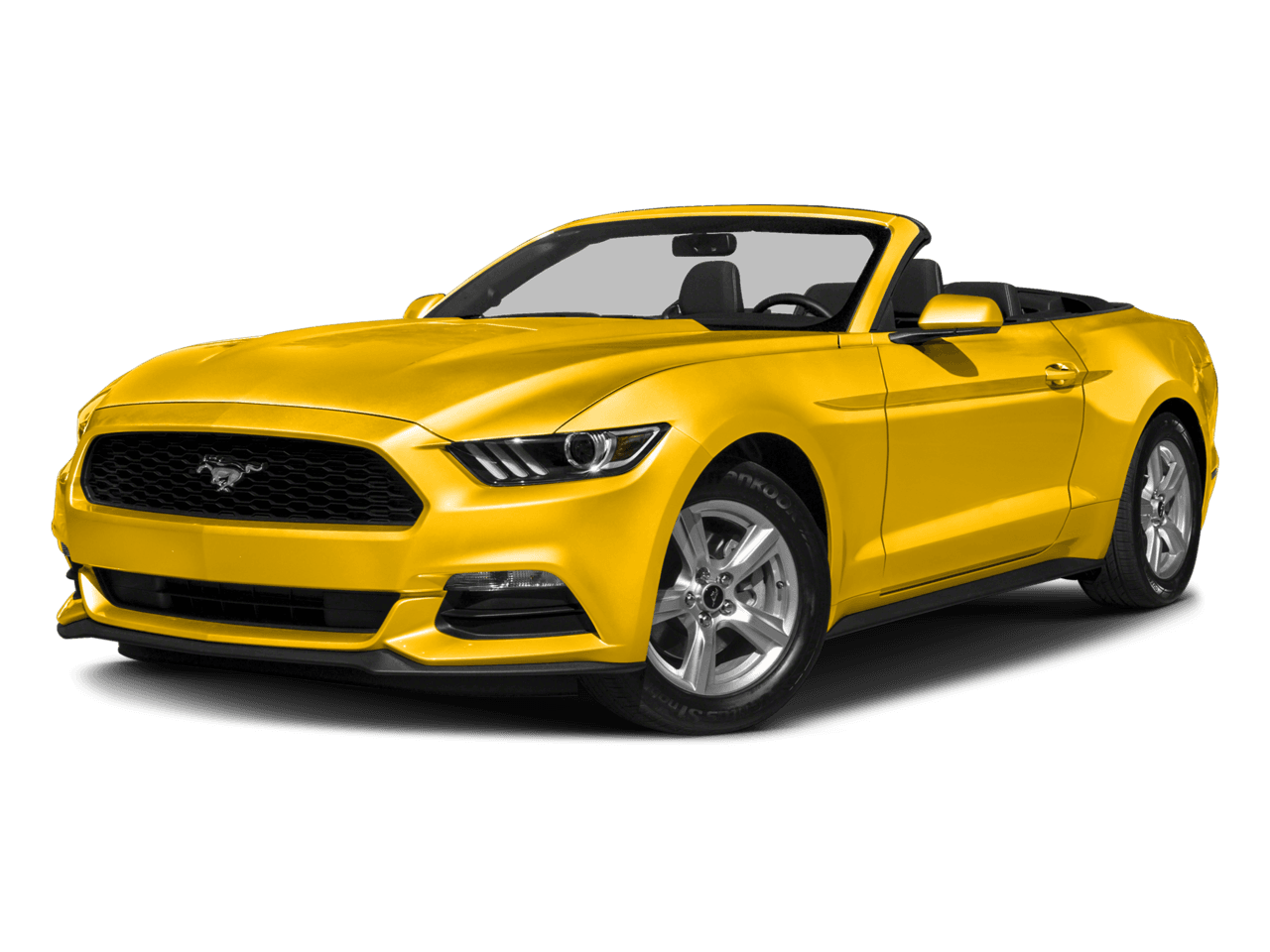2017 Ford Mustang EcoBoost Premium Convertible - Front 3/4, facing to the left