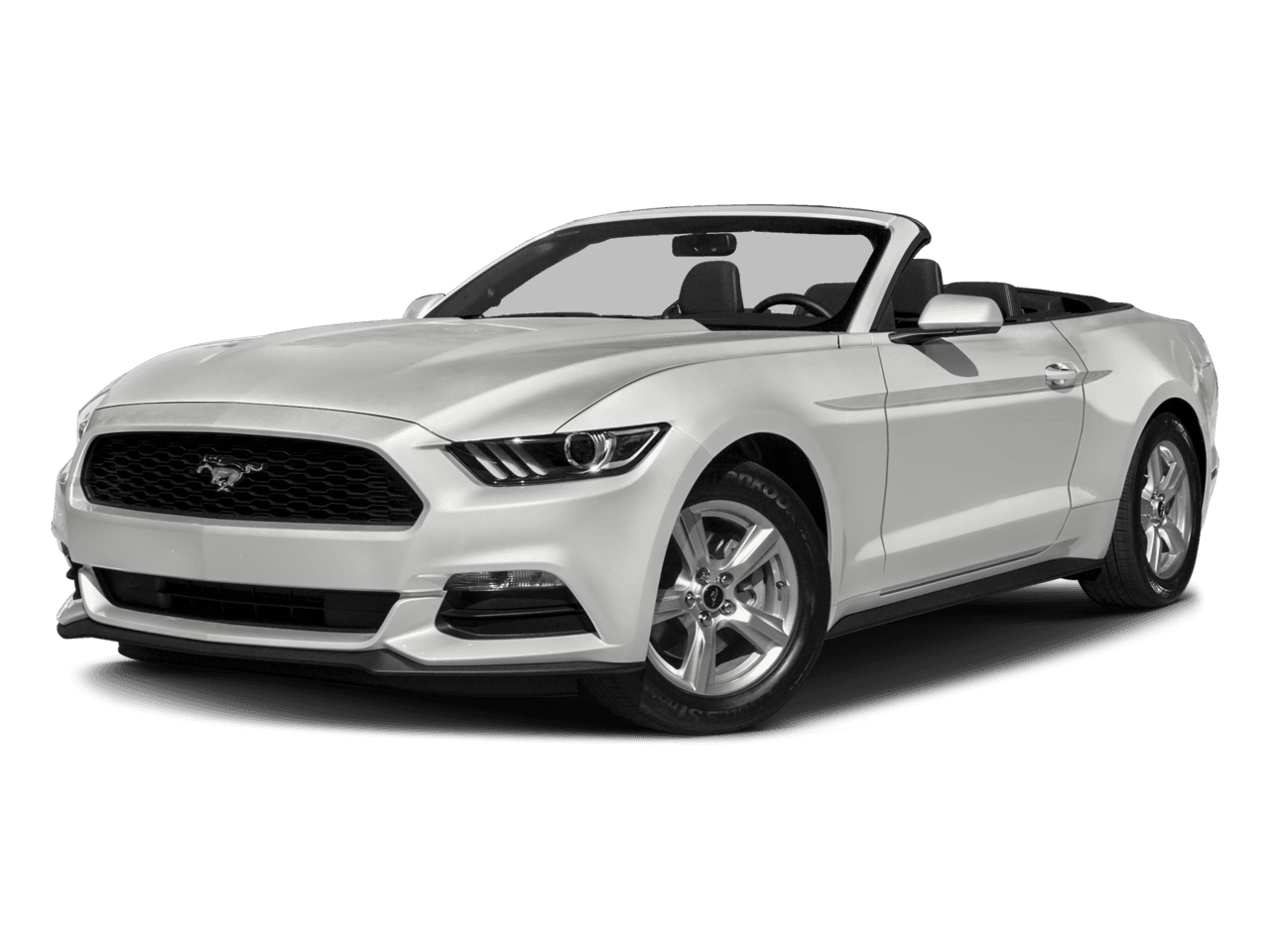 2017 Ford Mustang EcoBoost Premium Convertible - Front 3/4, facing to the left