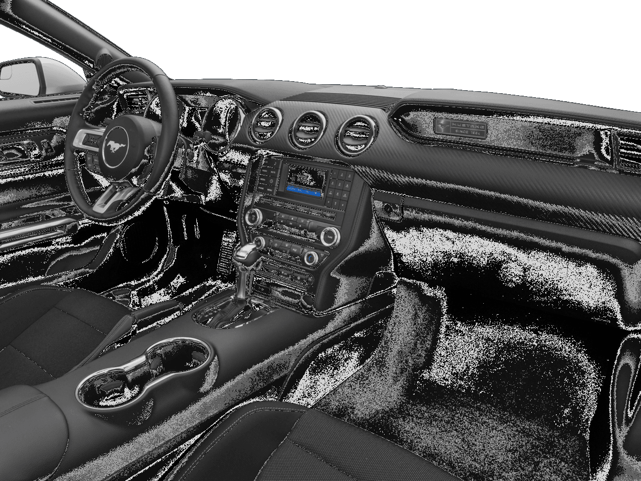 2017 Ford Mustang EcoBoost Premium Convertible - Interior Passenger Dash