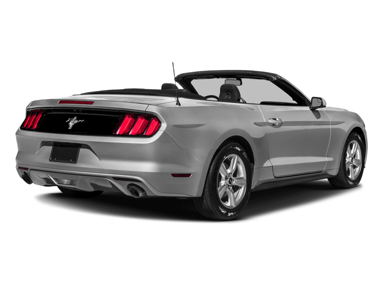 2017 Ford Mustang EcoBoost Premium Convertible - Rear 3/4, facing to the right