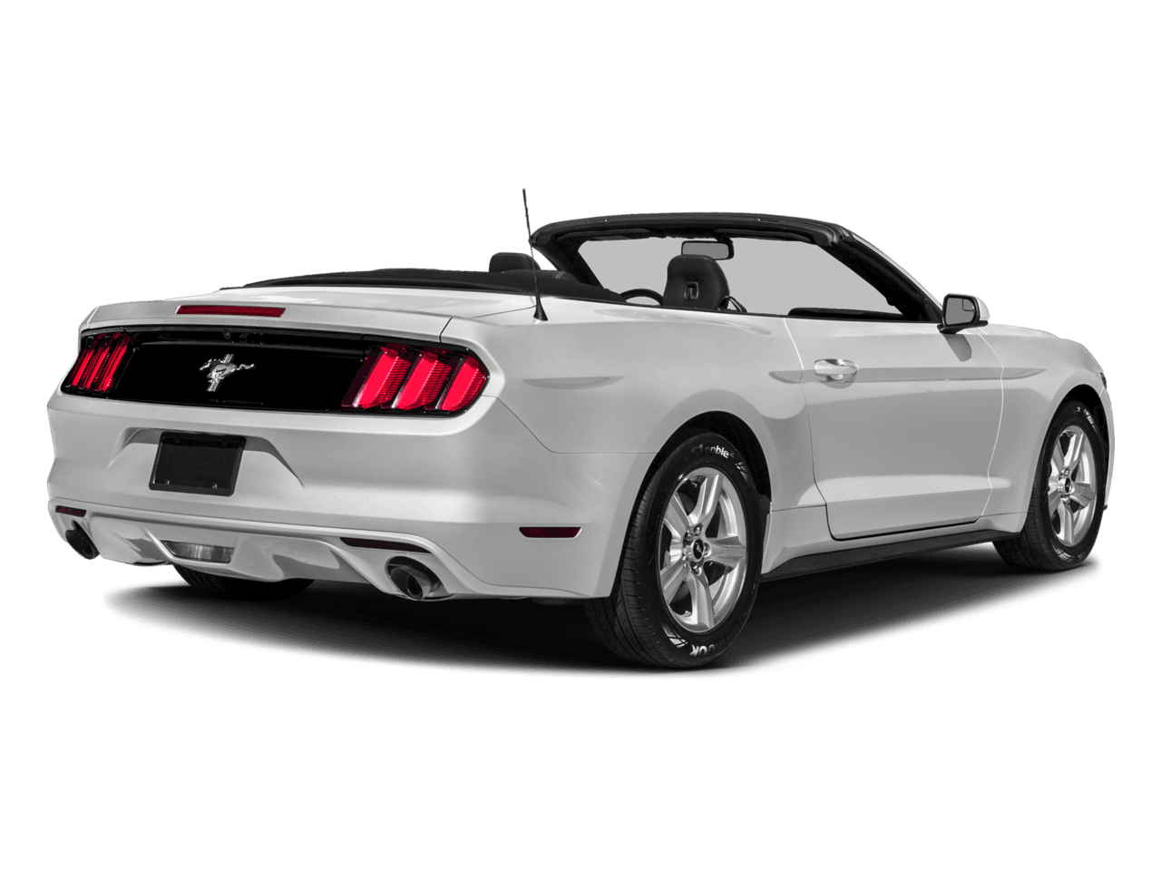 2017 Ford Mustang EcoBoost Premium Convertible - Rear 3/4, facing to the right
