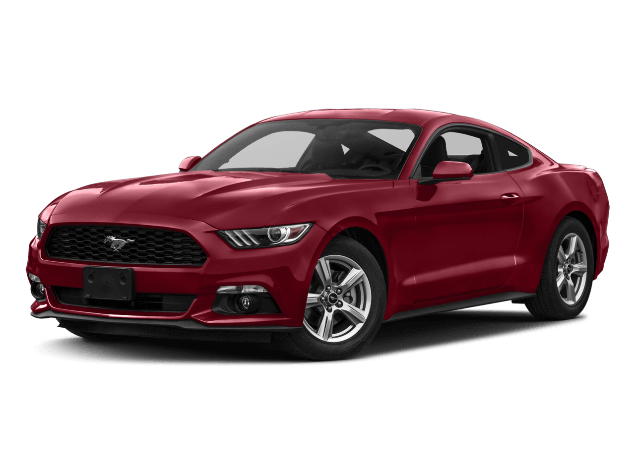 2017 Ford Mustang EcoBoost Fastback - Front 3/4, facing to the left