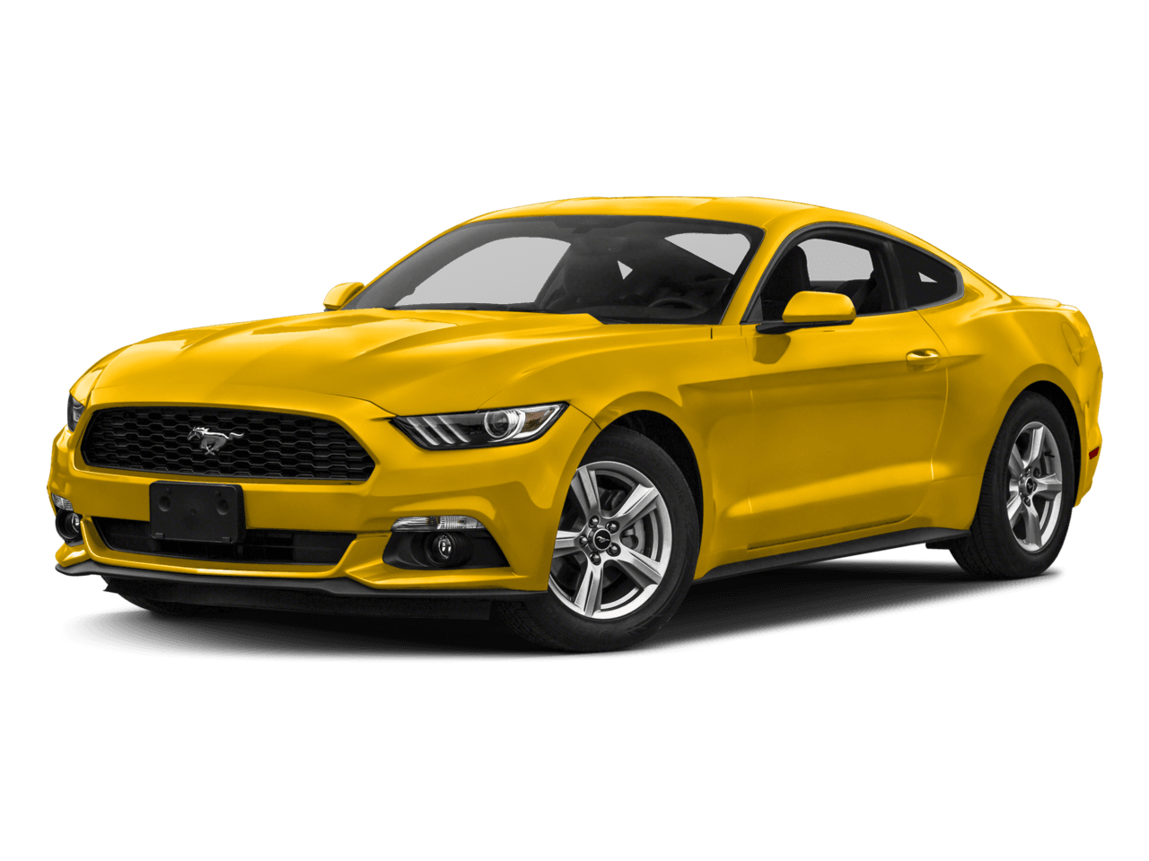 2017 Ford Mustang EcoBoost Fastback - Front 3/4, facing to the left