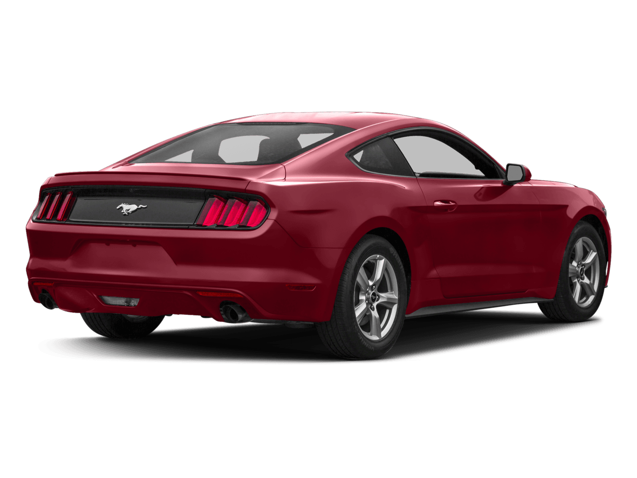 2017 Ford Mustang EcoBoost Fastback - Rear 3/4, facing to the right