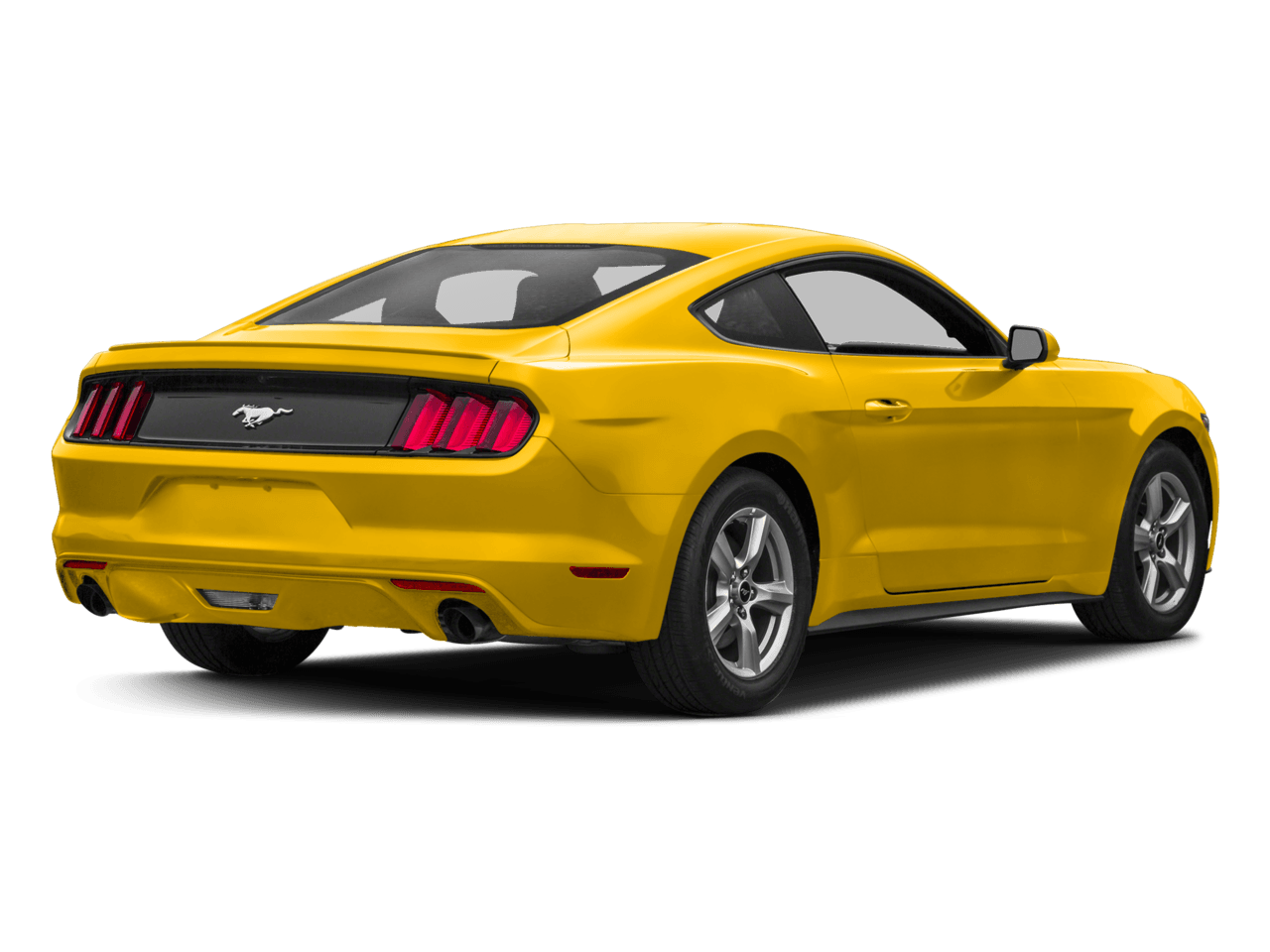 2017 Ford Mustang EcoBoost Fastback - Rear 3/4, facing to the right