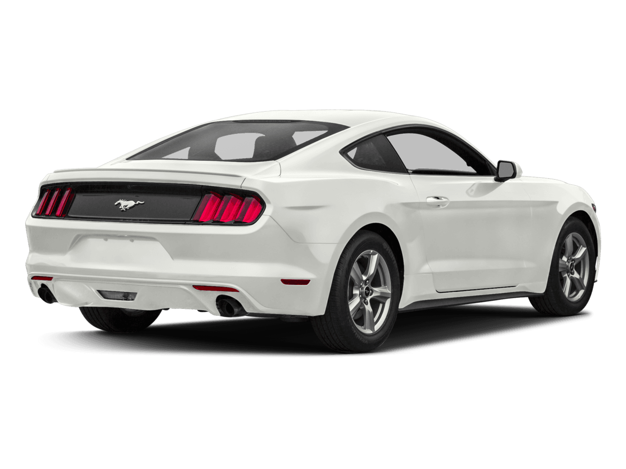 2017 Ford Mustang EcoBoost Fastback - Rear 3/4, facing to the right