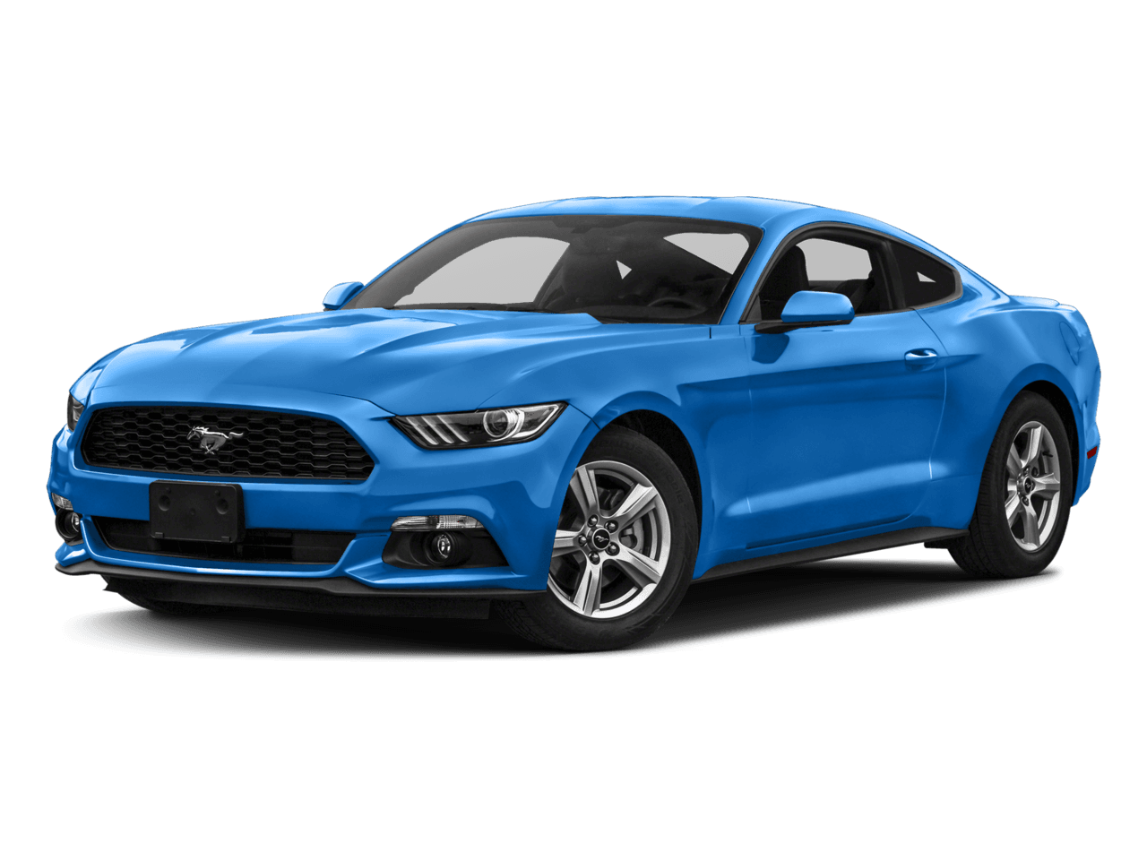 2017 Ford Mustang EcoBoost Premium Fastback - Front 3/4, facing to the left