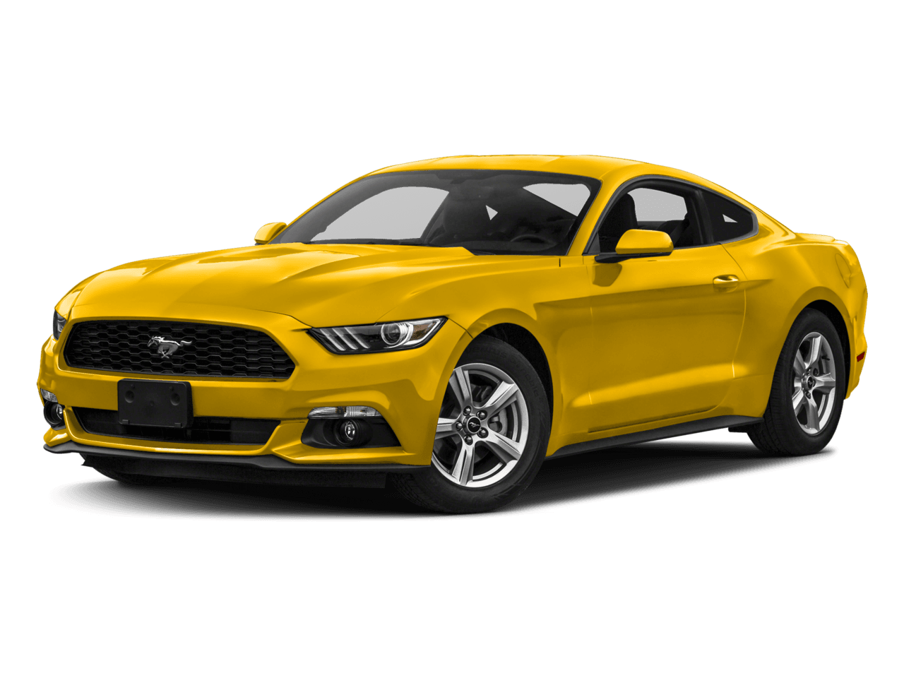 2017 Ford Mustang EcoBoost Premium Fastback - Front 3/4, facing to the left