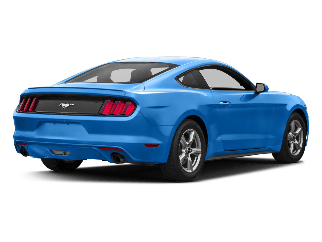 2017 Ford Mustang EcoBoost Premium Fastback - Rear 3/4, facing to the right